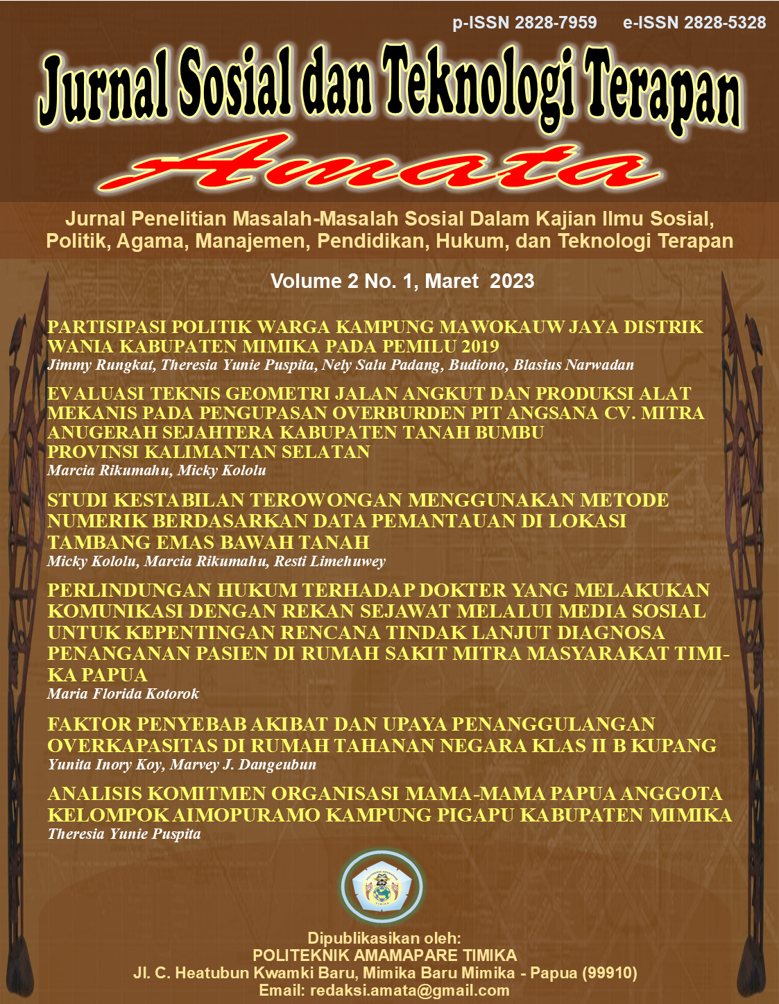 					View Vol. 2 No. 1 (2023): Maret 2023
				